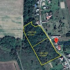 Zalalövő: Double building site in Budafa, 1.4 ha, pamorma